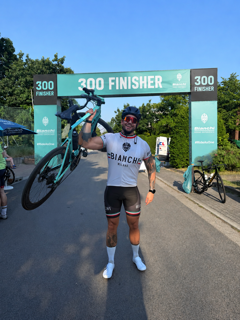 300-km-Finisher auf dem Rennrad